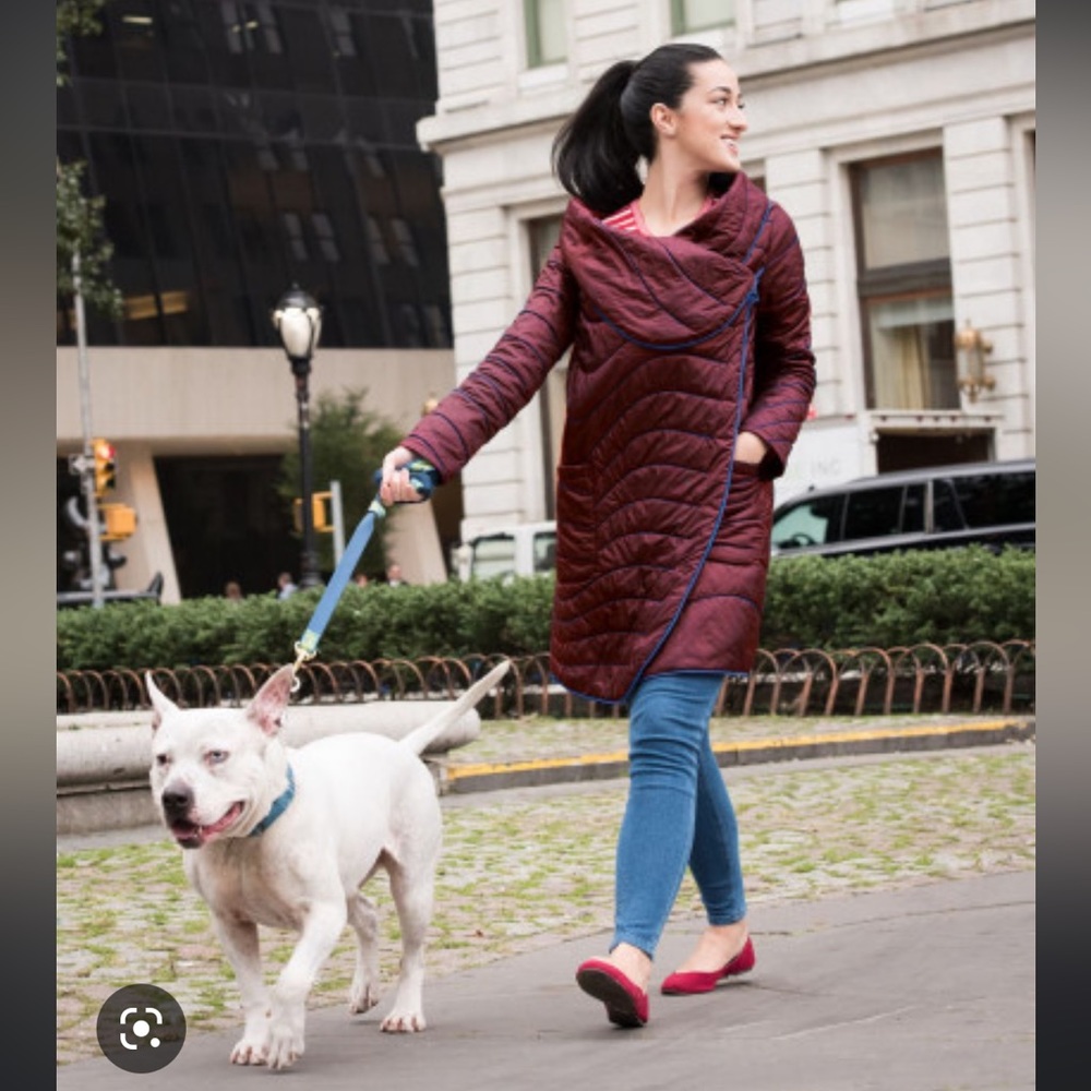 Betabrand X Rumpl Wrap Blanket Puffer Jacket XS/S